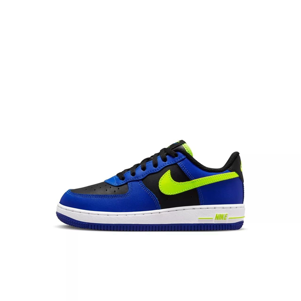 Little Kid's Nike Air Force 1 LV8 1 Racer Blue/Volt-Blk-Wht