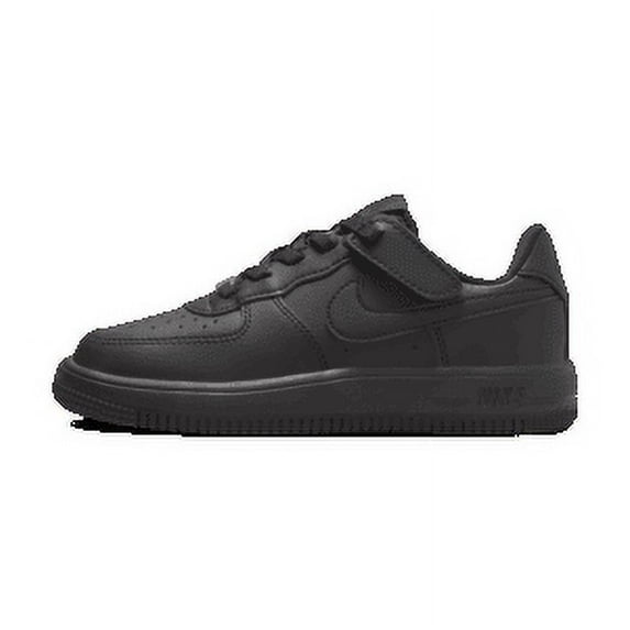 Little Kid's Nike Air Force 1 Low EasyOn Black/Black (FN0237 001) - 1.5