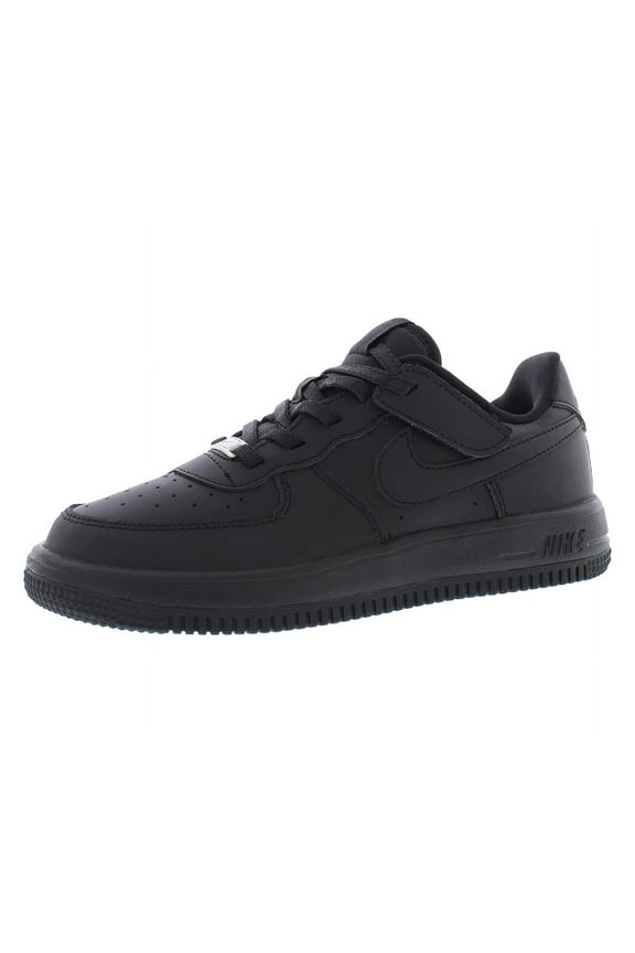 Nike Air Force 1 Low Easyon PS Boys Shoes Size 8, Color: Black/Black/Black