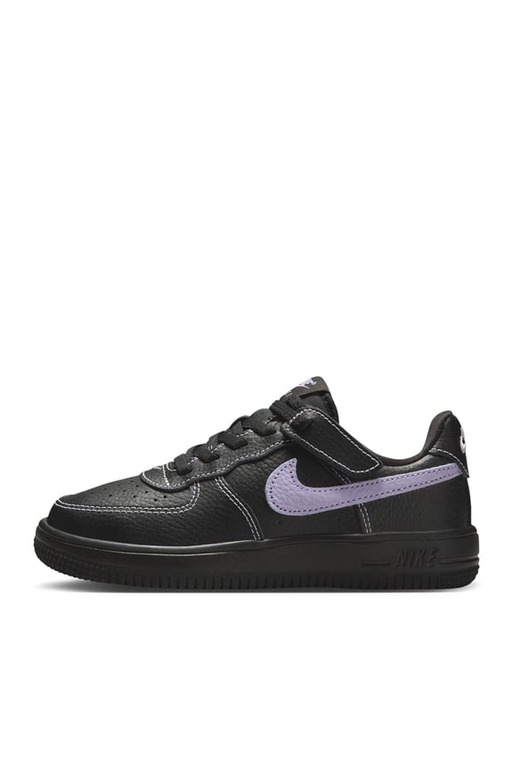 Little Kid's Nike Air Force 1 Low Easyon LV8 Black/Hydrangeas (HJ6763 001) - 11.5