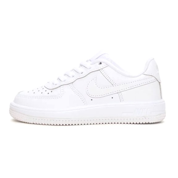 Little Kid's Nike Air Force 1 Low Lace White/White-White-White (IF1673 100) - 1