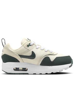 Little Kid's Nike Air Max 1 Easyon Pale Ivry/Vntge Grn-Wht (DZ3308 107) - 10