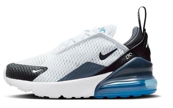 Nike Men's Air Max 270 Running Shoes, White/Black Nike Men's Air Max 270 Running Shoes, White/Black