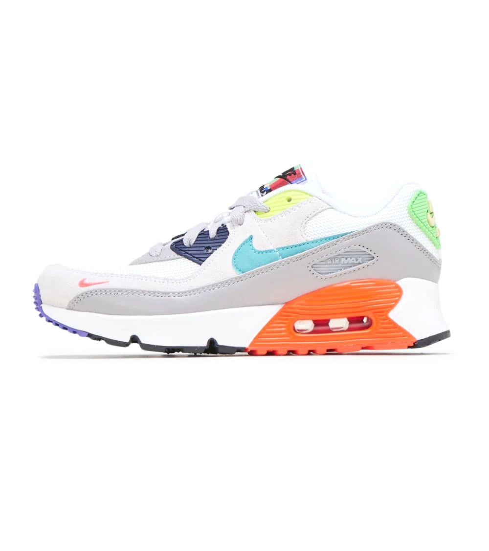 Little Kid's Nike Air Max 90 EOI Pearl Grey/Sport Turquoise (DA5716 001 ...