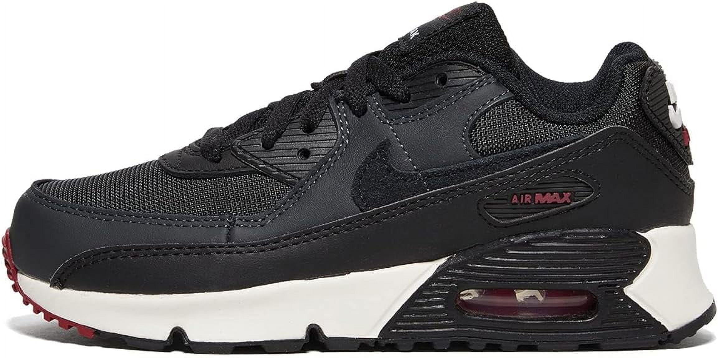 Little Kid's Nike Air Max 90 LTR Anthracite/Black-Team Red
