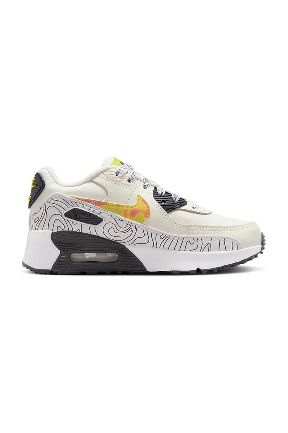 Little Kid's Nike Air Max 90 LTR SE Sail/Multi-Clr-Gridiron (DX1815 100) - 1