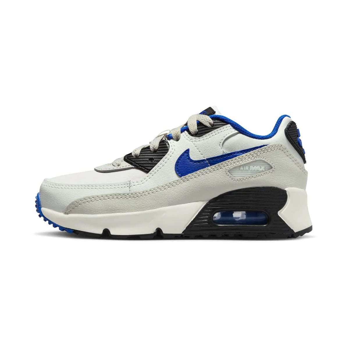 Little Kid s Nike Air Max 90 LTR Summit White Racer Blue DV3608 100 2 Walmart