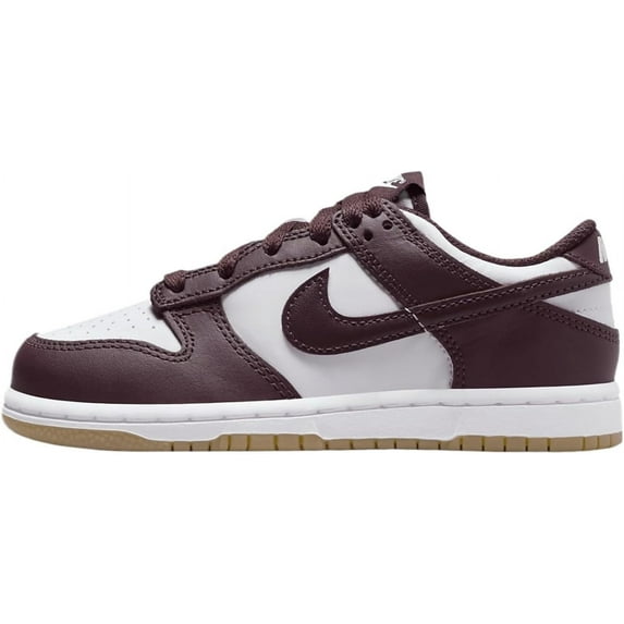 Little Kid's Nike Dunk Low BP White/Burgundy Crush (HJ9283 100) - 1.5