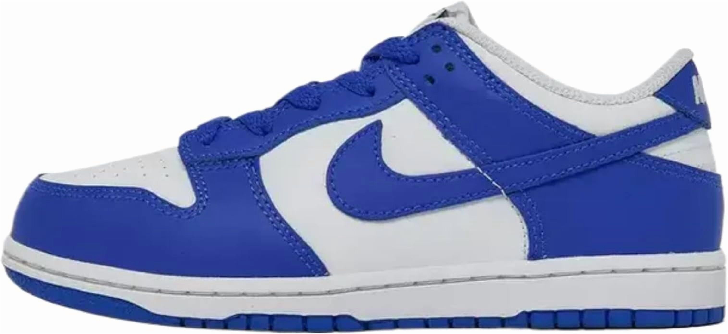 Little Kid's Nike Dunk Low White/Hyper Royal-Hyper Royal (FB9108 131) - 10.5