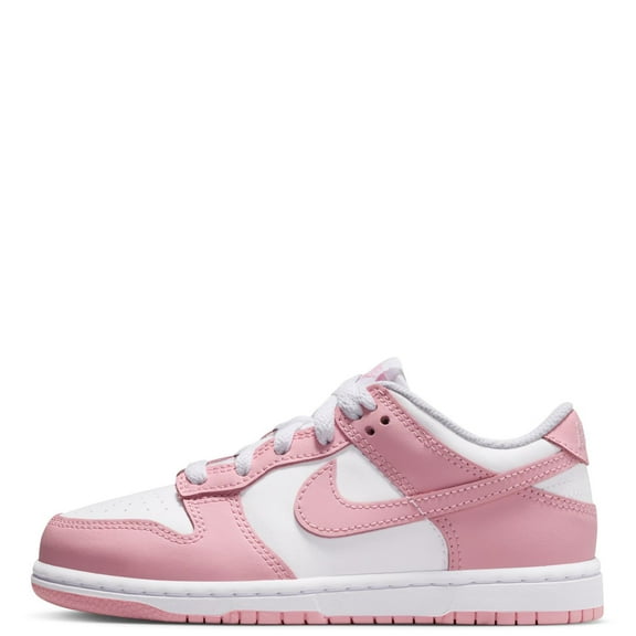 Little Kid's Nike Dunk Low White/Med Soft Pink-White (FB9108 125) - 12.5