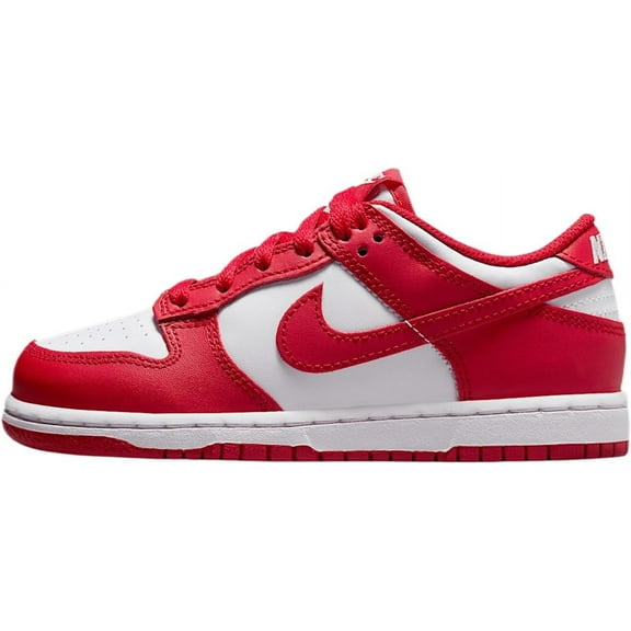 Little Kid's Nike Dunk Low White/University Red (FB9109 119) - 13.5
