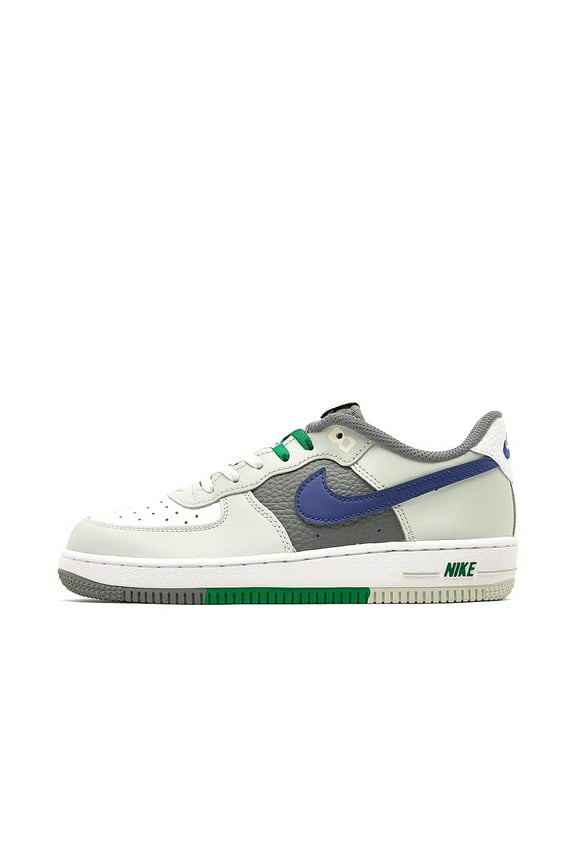 Little Kid's Nike Force 1 LV8 Light Silver/Deep Royal Blue (FB9501 001) - 10.5
