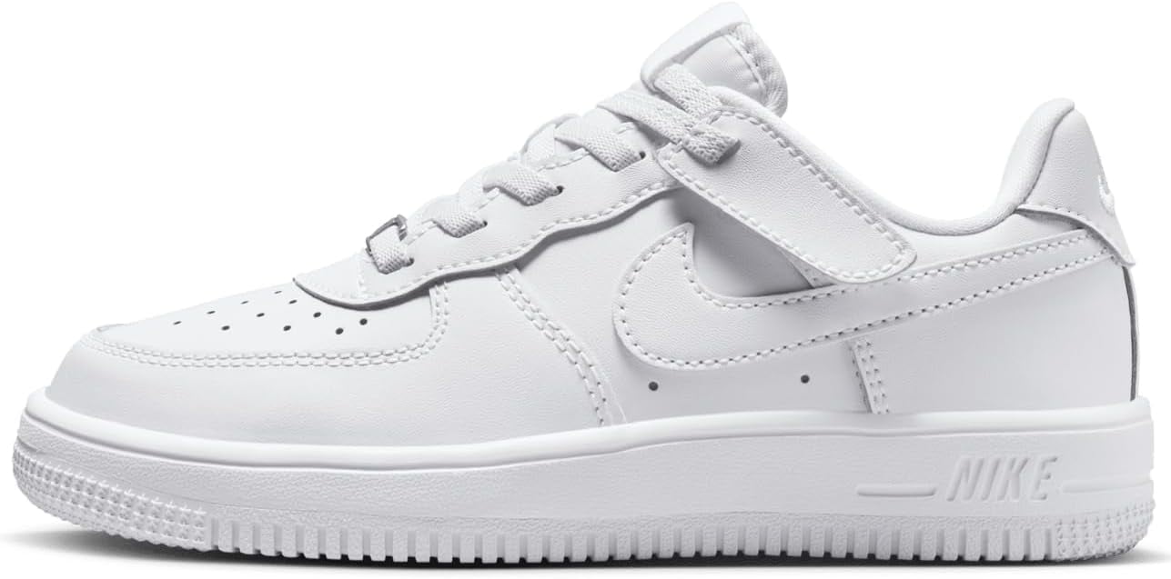 Force 1 Low EasyOn Little Kids' Shoes Color: White/White/White Size: 3Y
