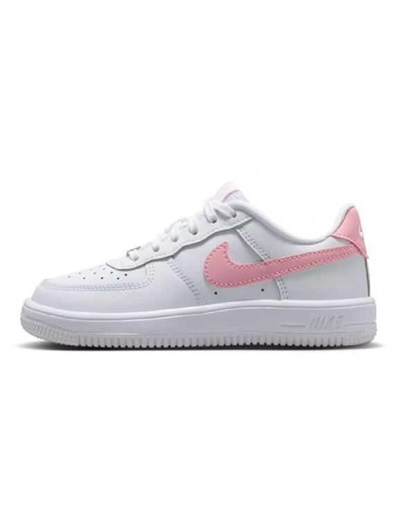 Little Kid's Nike Force 1 Low Lace White/Med Soft Pink-White (IF1673 104) - 1