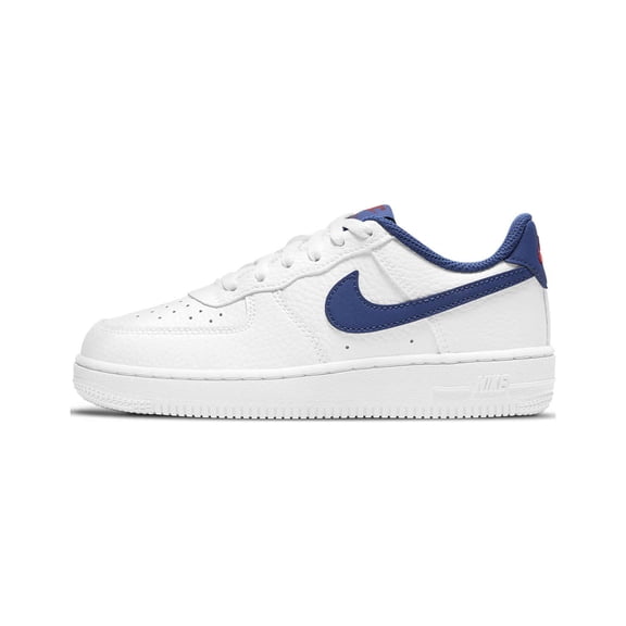 Little Kid's Nike Force 1 White/Deep Royal Blue (CZ1685 101) - 12.5