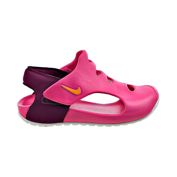 Little Kid's Nike Sunray Protect 3 Sandals Pink Prime/Kumquat (DH9462 602) - 3