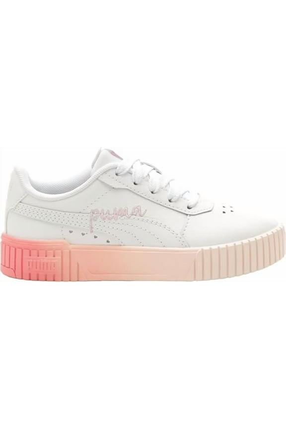 Little Kid's Puma Carina 2.0 Lots of Love P White-Whisp Of Pink (398236 01) - 1.5