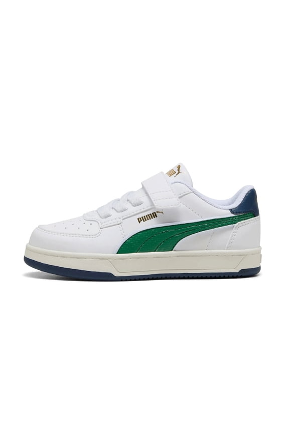 Little Kid's Puma Caven 2.0 Retro AC+ PS Puma White-Green-Warm White (403204 02) - 13