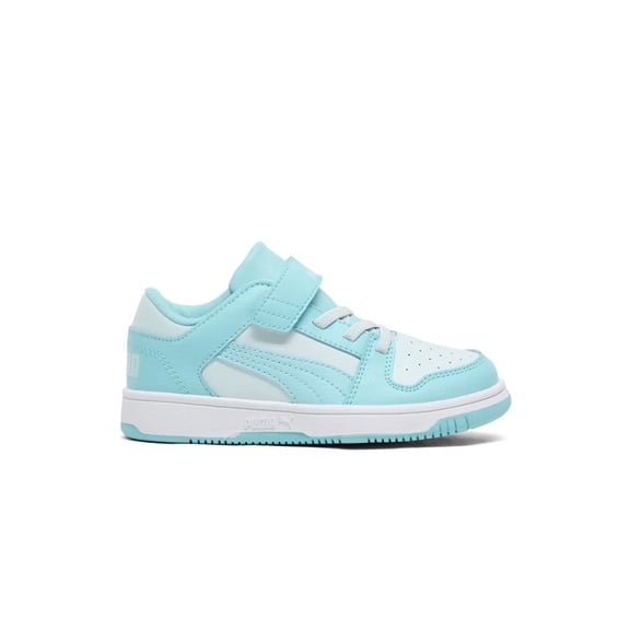 Little Kid's Puma Rebound Layup Lo RCL V PS Safe lake-Light Aqua-Dewdrop (403295 03) - 11.5