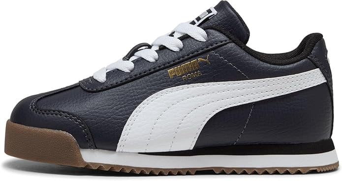 Little Kid's Puma Roma 24 Standard Puma Navy-Puma White (399010 16) - 12