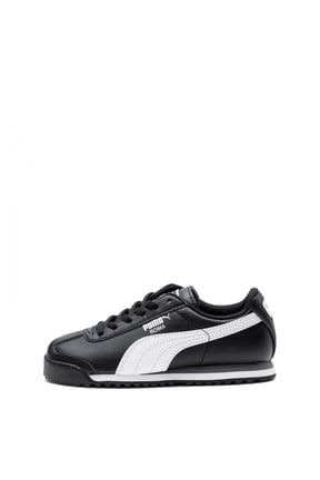 Little Kid's Puma Roma Basic Black/White-Silver (361594 01) - 11.5