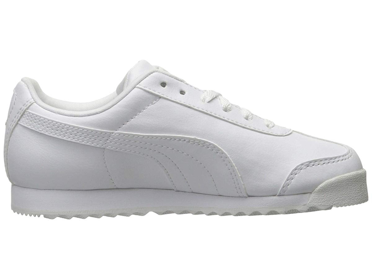 Little Kid's Puma Roma Basic Puma White-Gray Violet Preschool (361594 14) - 10.5