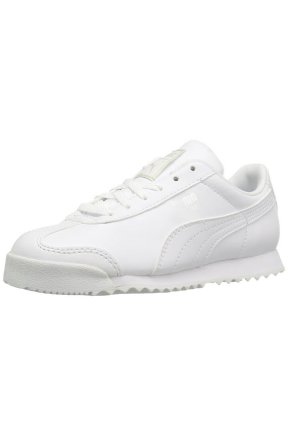 Little Kid's Puma Roma Basic Puma Wht-Gray Violet Preschool (361594 14) - 12