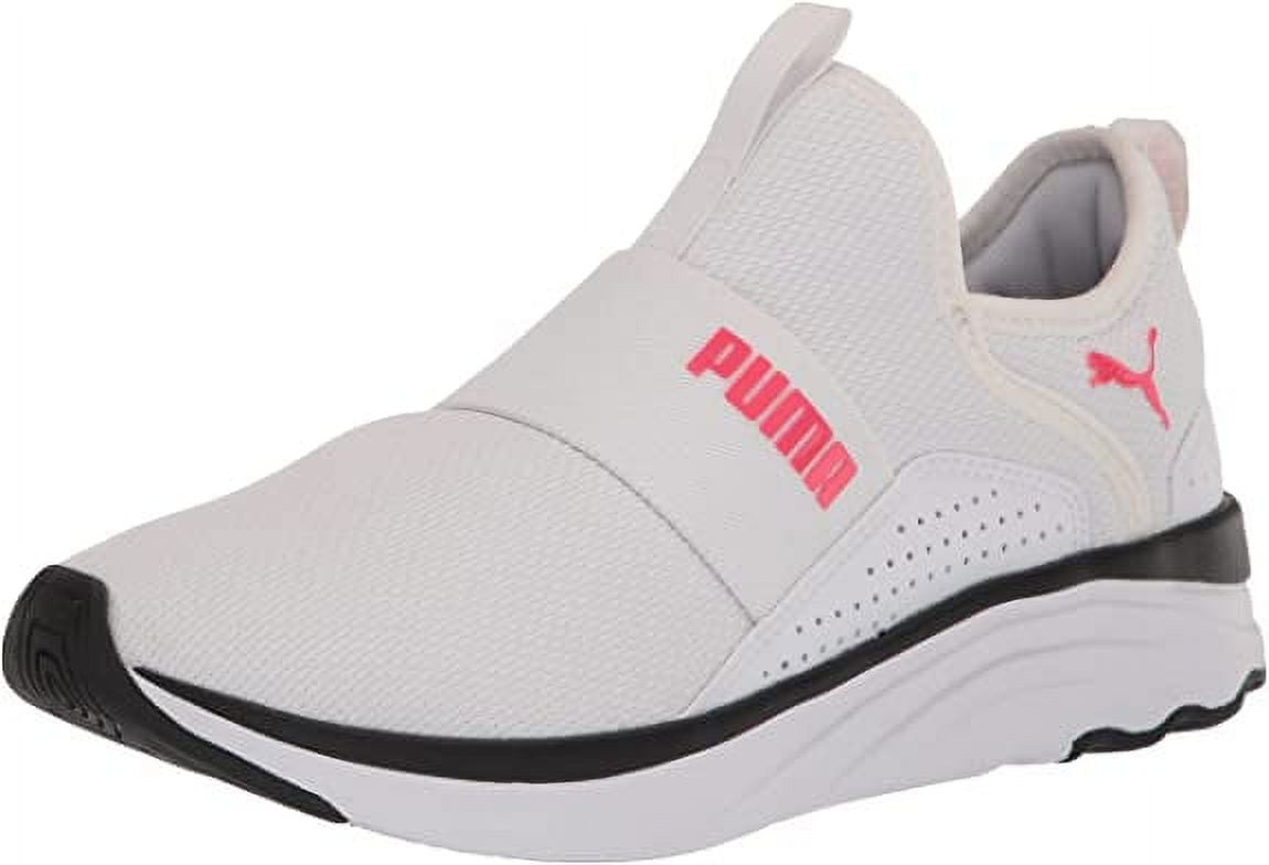 Pink puma slip ons cheap
