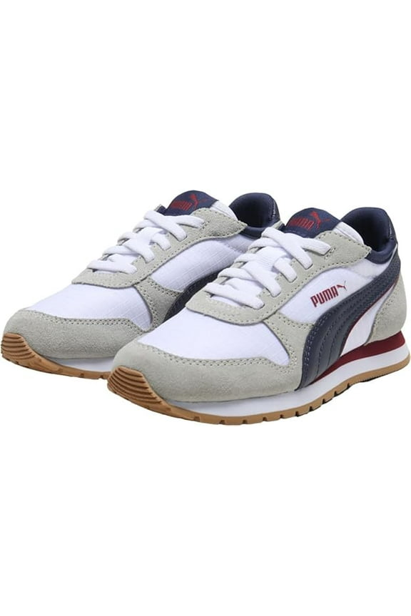 Little Kid's Puma St Miler AC Smk Gry-Pm Wht-Pm Nvy-Int Rd (401972 04) - 3