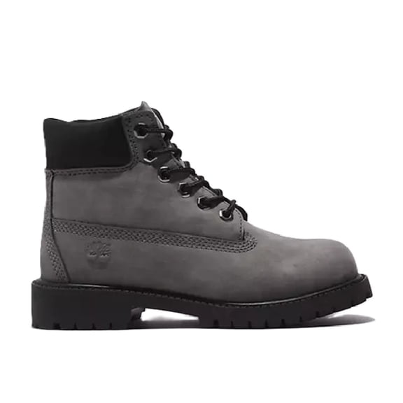 Little Kid's Timberland Premium 6 In. Boot Medium Grey Nubuck (TB0A5Y4H 033) - 3