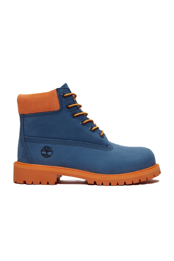 Little Kid's Timberland Premium 6 In. Lace Dark Blue Nubuck (TB0A2CTG EP2) - 3