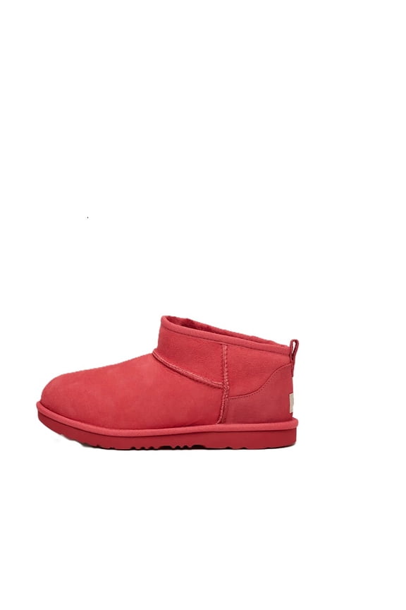 Little Kid's UGG Classic Ultra Mini Red (1130750K-SBR) - 1