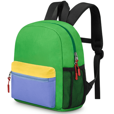 Preschool Backpack For Boys Girls 2-4, Toddler Backpack for School Girls and Boys, Preschool Kindergarten Elementary Daycare Backpack For School & Travel Bookbag, 11" H Kids Backpacks, Green