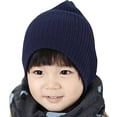 thumbnail image 1 of Little Kids Blue Beanie Hat, 1 of 2