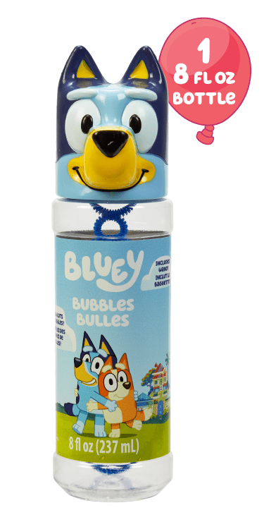Little Kids Bluey 8oz. Character Bubbles