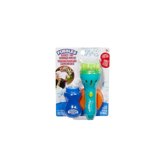 Little Kids Fubbles Light-Up Bubble Torch Outdoor Toys for Ages 3 to 8 (Pack of 6)