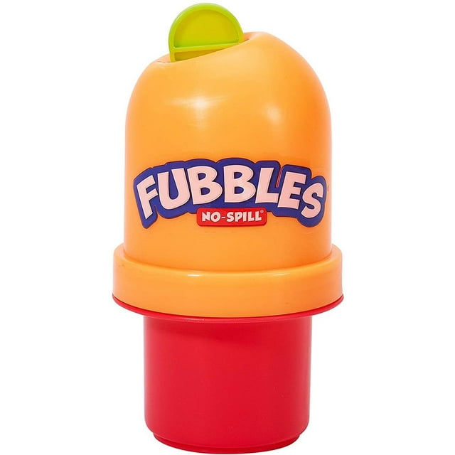 Little Kids Fubbles No-Spill Bubble Tumbler Orange/Red