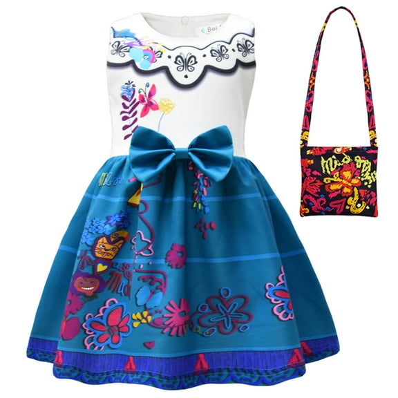 Little Kids Girls Mirabell Dress Sleeveless Halloween Cosplay Princess Outfit