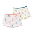 thumbnail image 1 of Little Kids Girls Underwear Toddler Soft Cotton Boxer Briefs Panties Cute Pattern Boyshorts (3-11years), 2 Pack, 1 of 9
