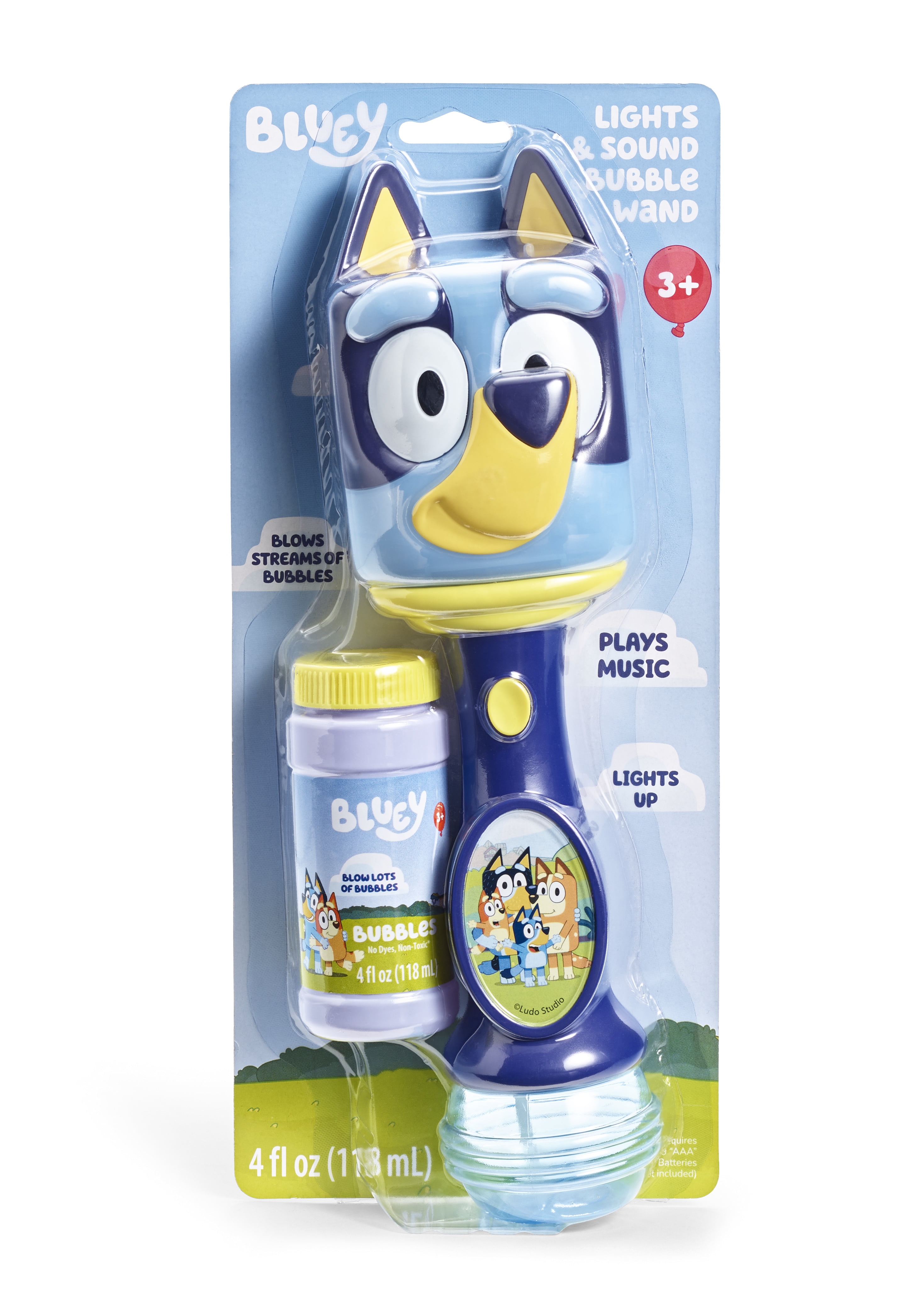 Little Kids Inc. Bluey Light & Sound Bubble Wand