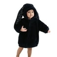 thumbnail image 1 of Little Kids Jacket With Bunny Long Ears Winter Warm Cozy Outerwear Boys Outerwear, 1 of 9
