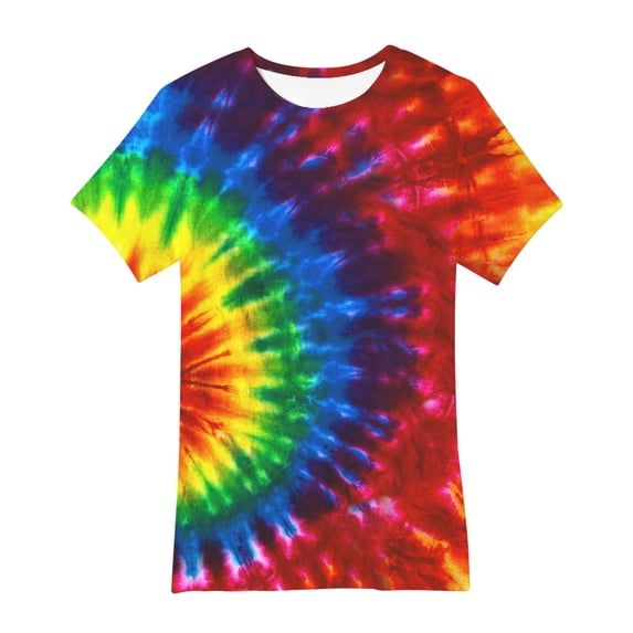 Little Kids Tie Dye Shirt forBoys Girls Tie-Dye Tshirt Tee