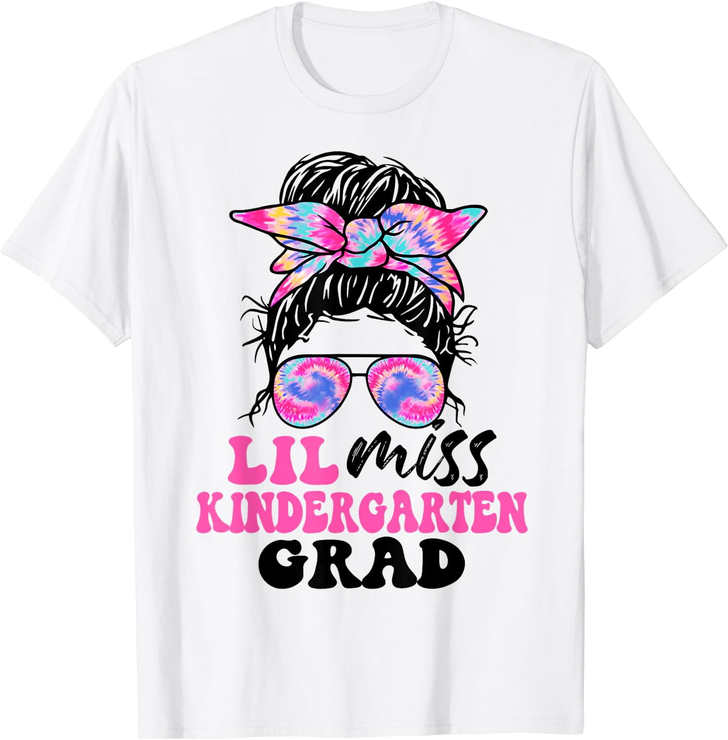 Lil Miss Kindergarten Grad T-Shirt Preschool Kids Lil Miss Kindergarten Grad T-Shirt Preschool Kids