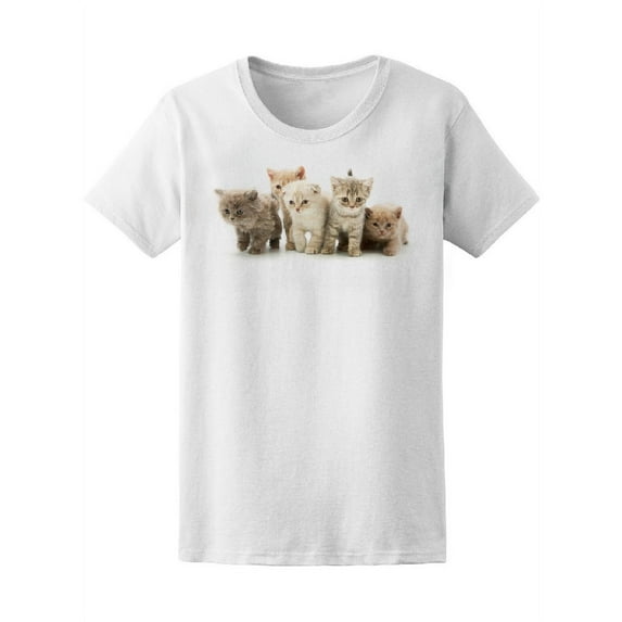 Little Kitten Tabby Cat Baby T-Shirt Women -Image by Shutterstock, Female Small
