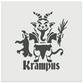 thumbnail image 1 of Little Krampus Christmas Monster Taking Child Demon Devil DIY Cookie Wall Craft Stencil - 5.5 Inch, 1 of 5