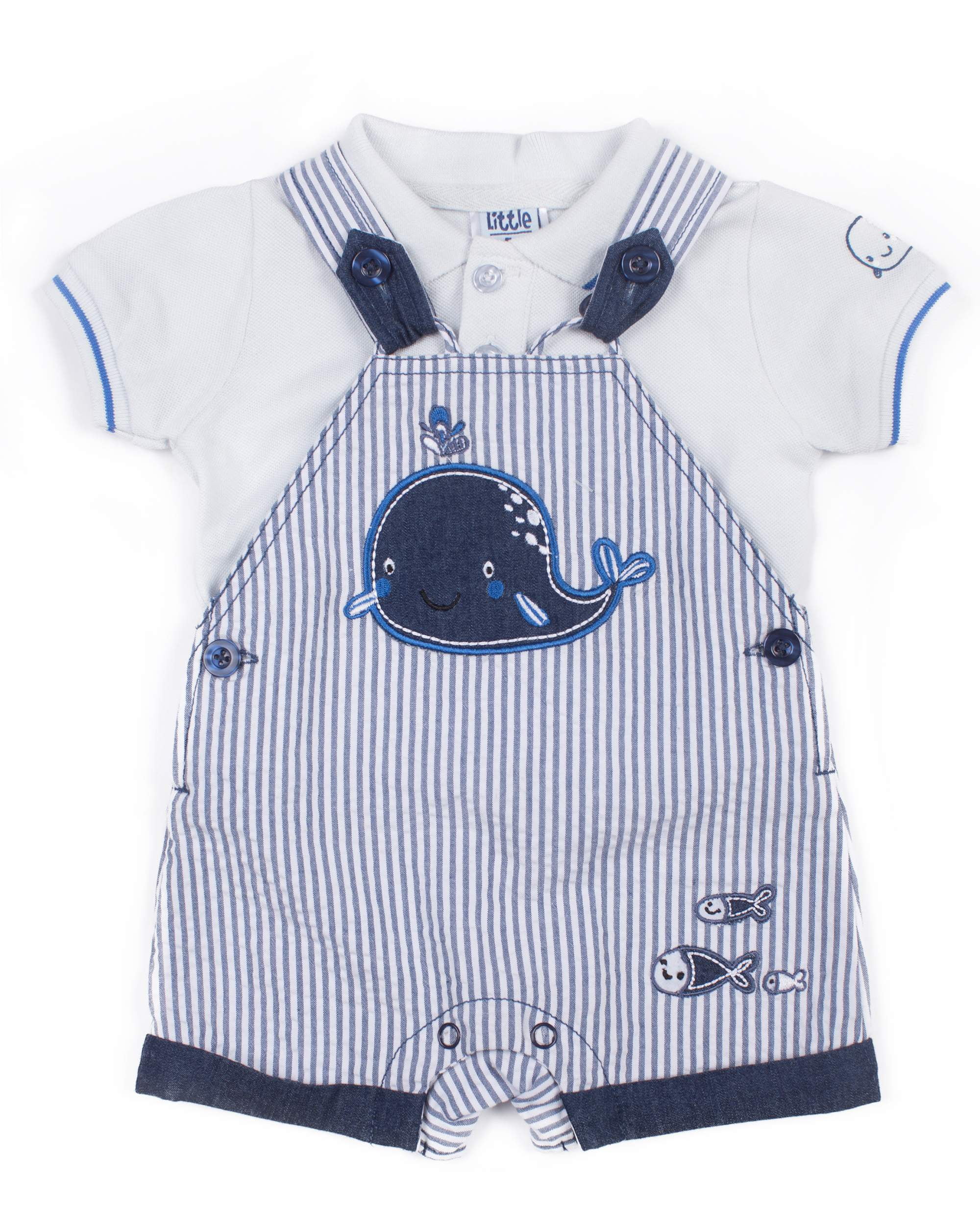 Little Lad Baby Boy Polo Shirt & Shortal