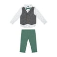 thumbnail image 1 of Little Lad Toddler Boys' Mock Vest and Pant, 3-Piece Set, Sizes 2T-4T, 1 of 4