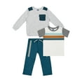 thumbnail image 1 of Little Lad Toddler Boys' Tee and Pant, 3-Piece Set, Sizes 2T-4T, 1 of 5