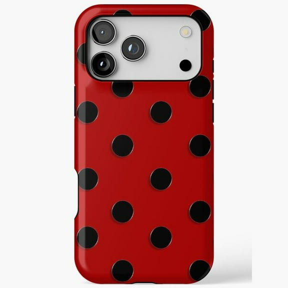 Little Ladybug Illustration Phone Case Compatible with iPhone 11-17 Pro Max