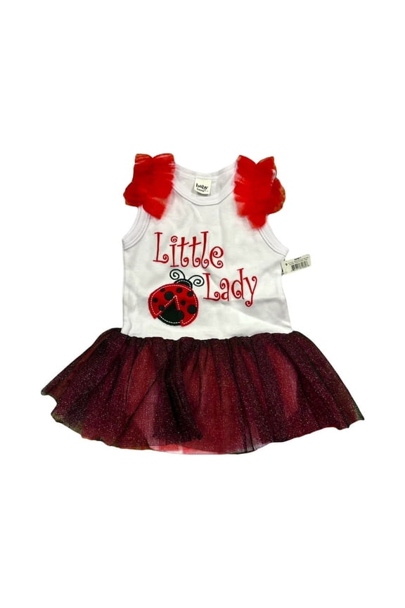 Little Ladybug Lady Baby Girl's Dress Onesie